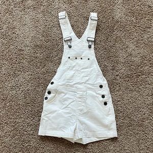 Petite off-white overalls! ASOS Size 32 (small)